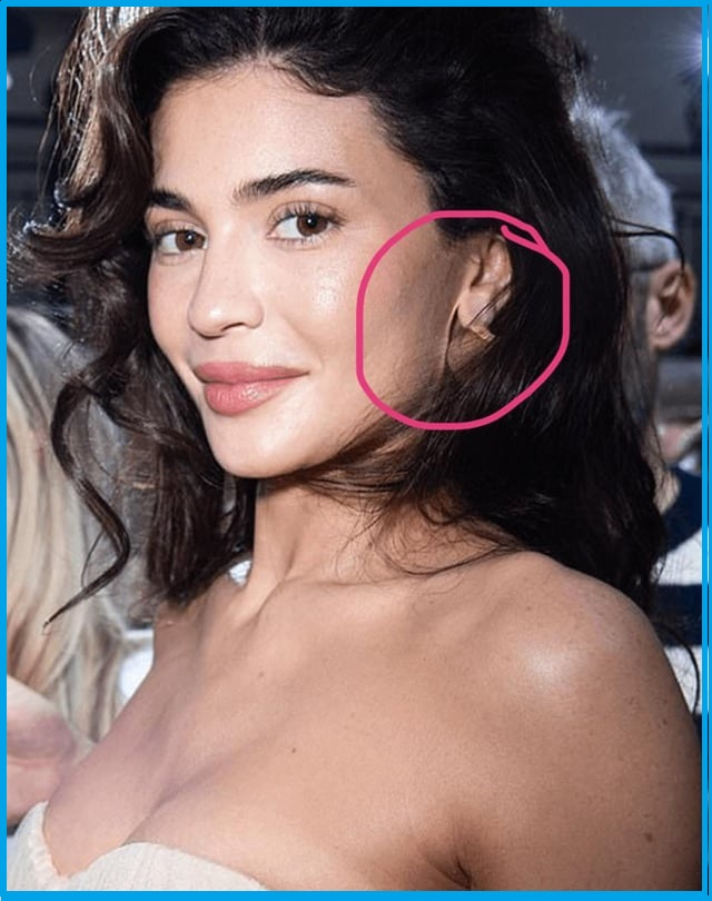 Kylie Jenner Face Tape